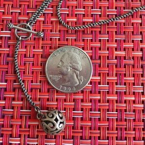 Silpada .925 Sterling Silver Filagree Necklace